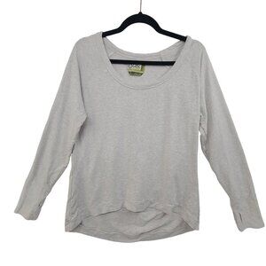 Tasc Performance Women's Long Sleeve Pullover Top Gray Size L